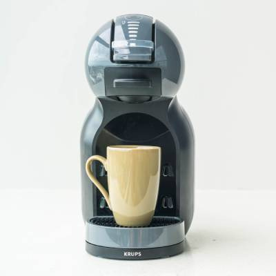 Nespresso coffee machine with coffee capsules are included as a complimentary.