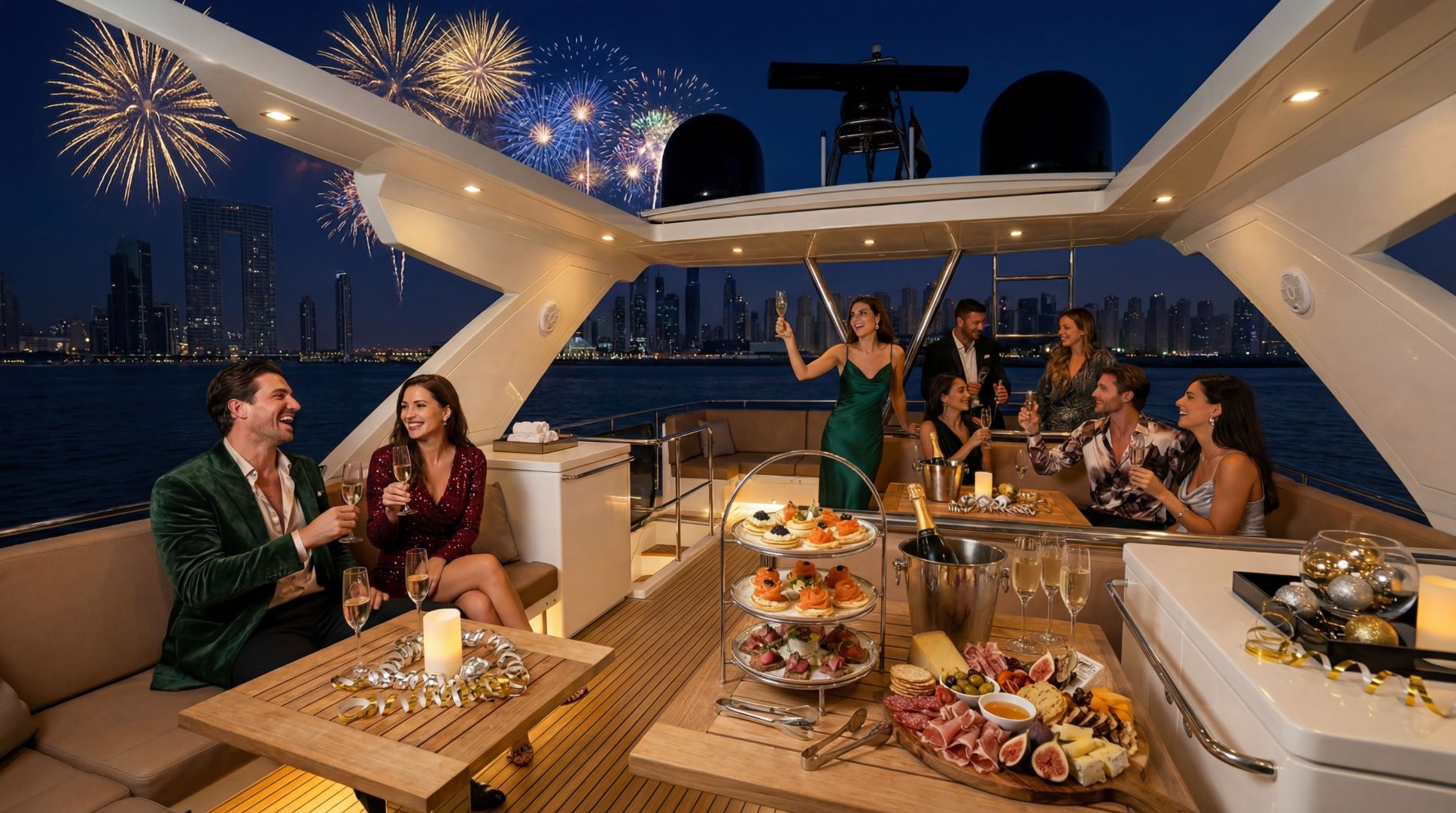 New Year 2027 yacht party