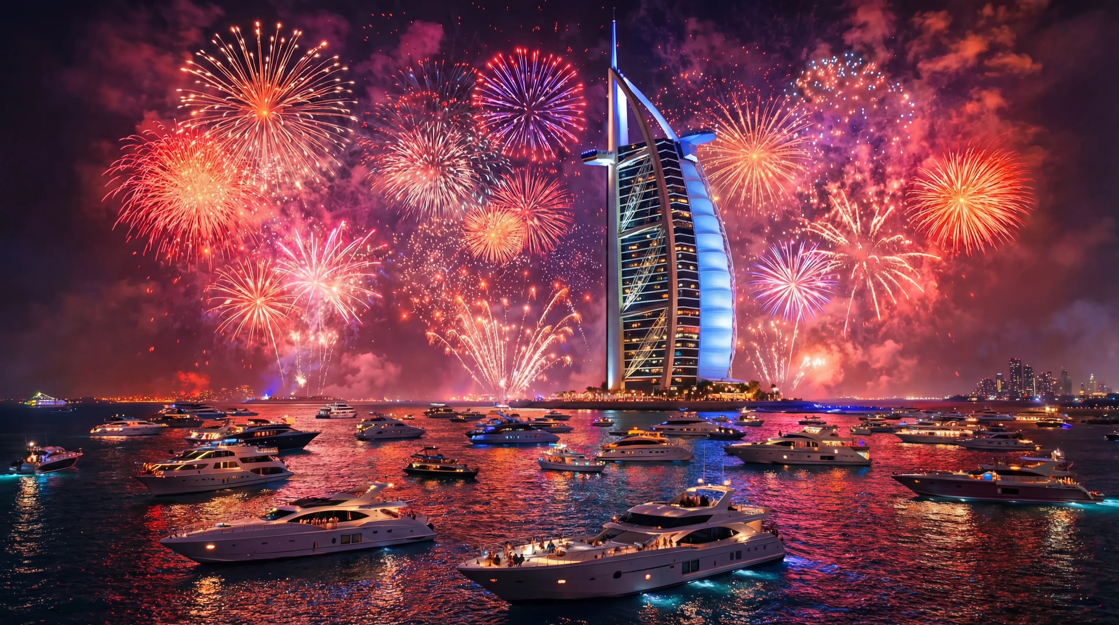 New Year 2027 yacht party in Dubai