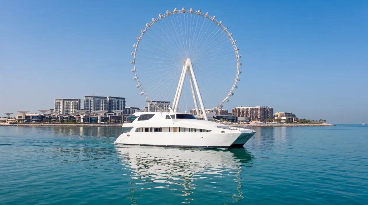 Dubai Marine 100ft Catamaran, built in 2007
