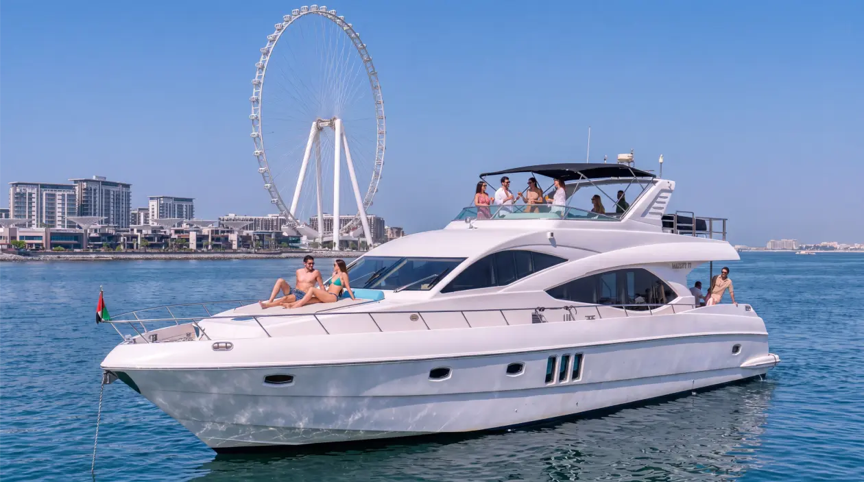 Majesty 77ft Motor Yacht, built in 2014