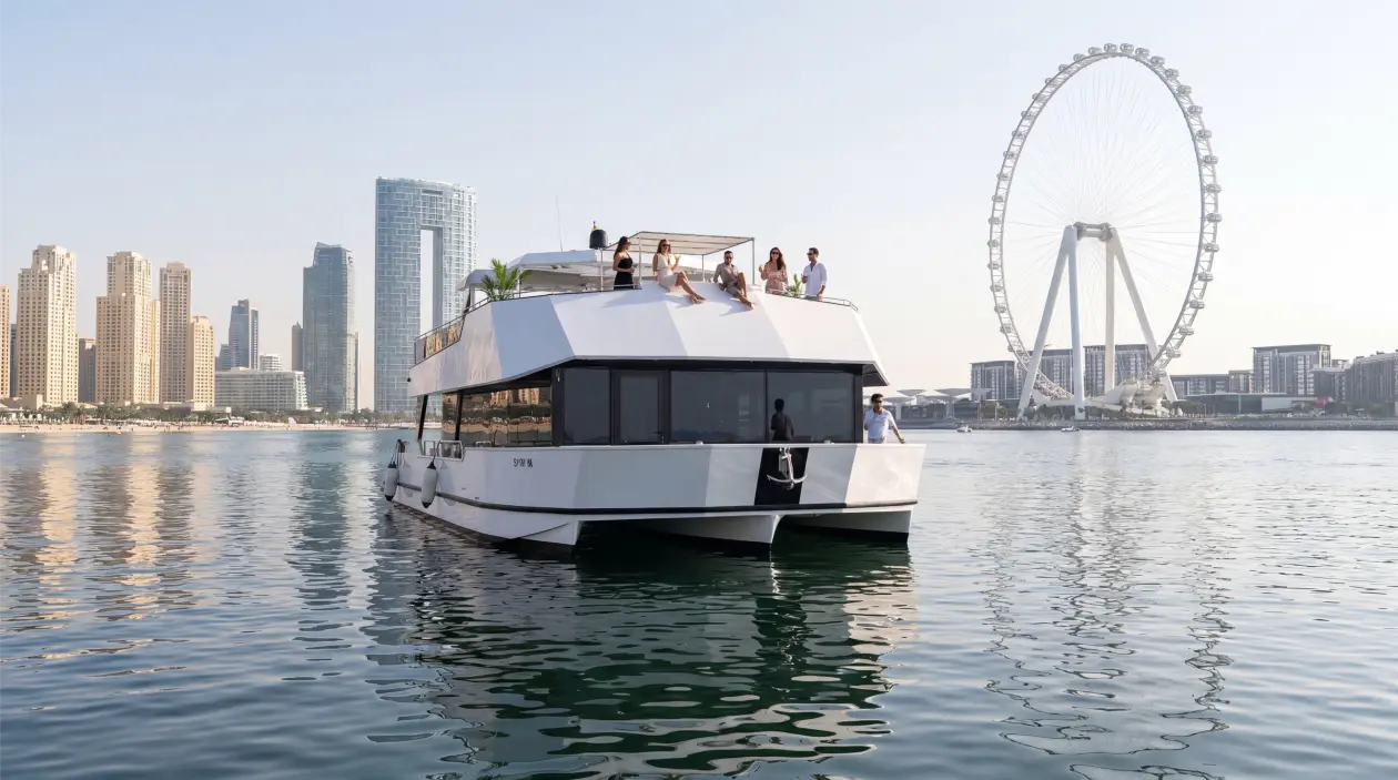 Modern 100ft Power Catamaran, built in 2022