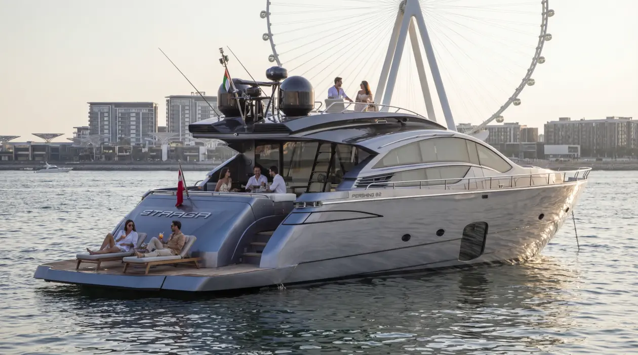 Pershing 82ft Motor Yacht, refitted in 2025