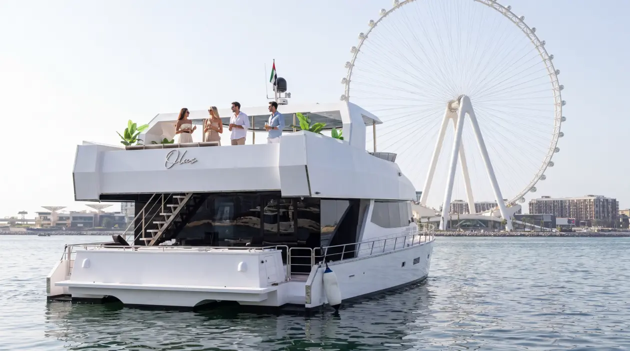 Modern 100ft Power Catamaran, built in 2022