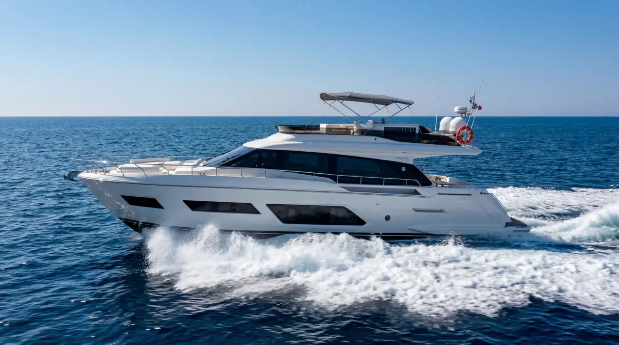 Ferretti 67ft Motor Yacht, build in 2019, refitted in 2024