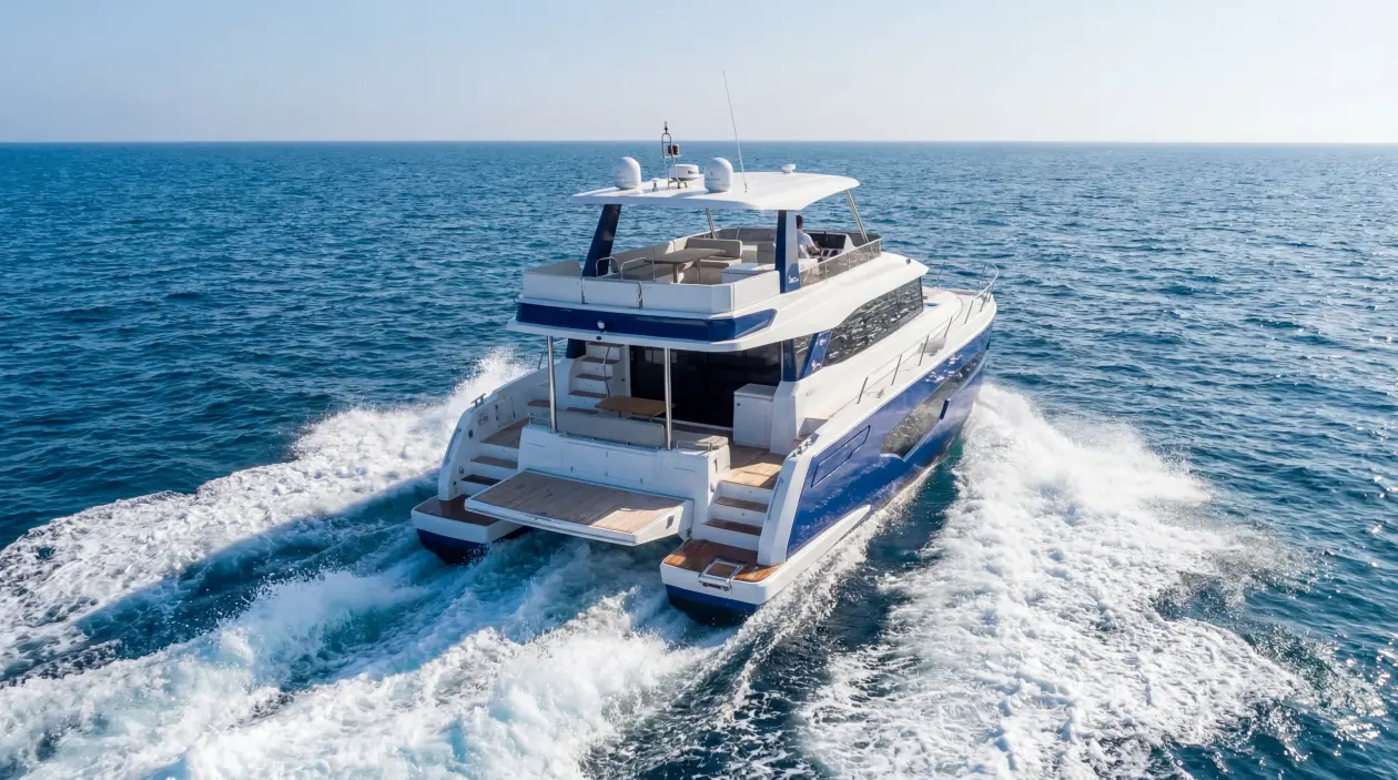 New Skywalker T-62 ft Power Catamaran, built in 2023