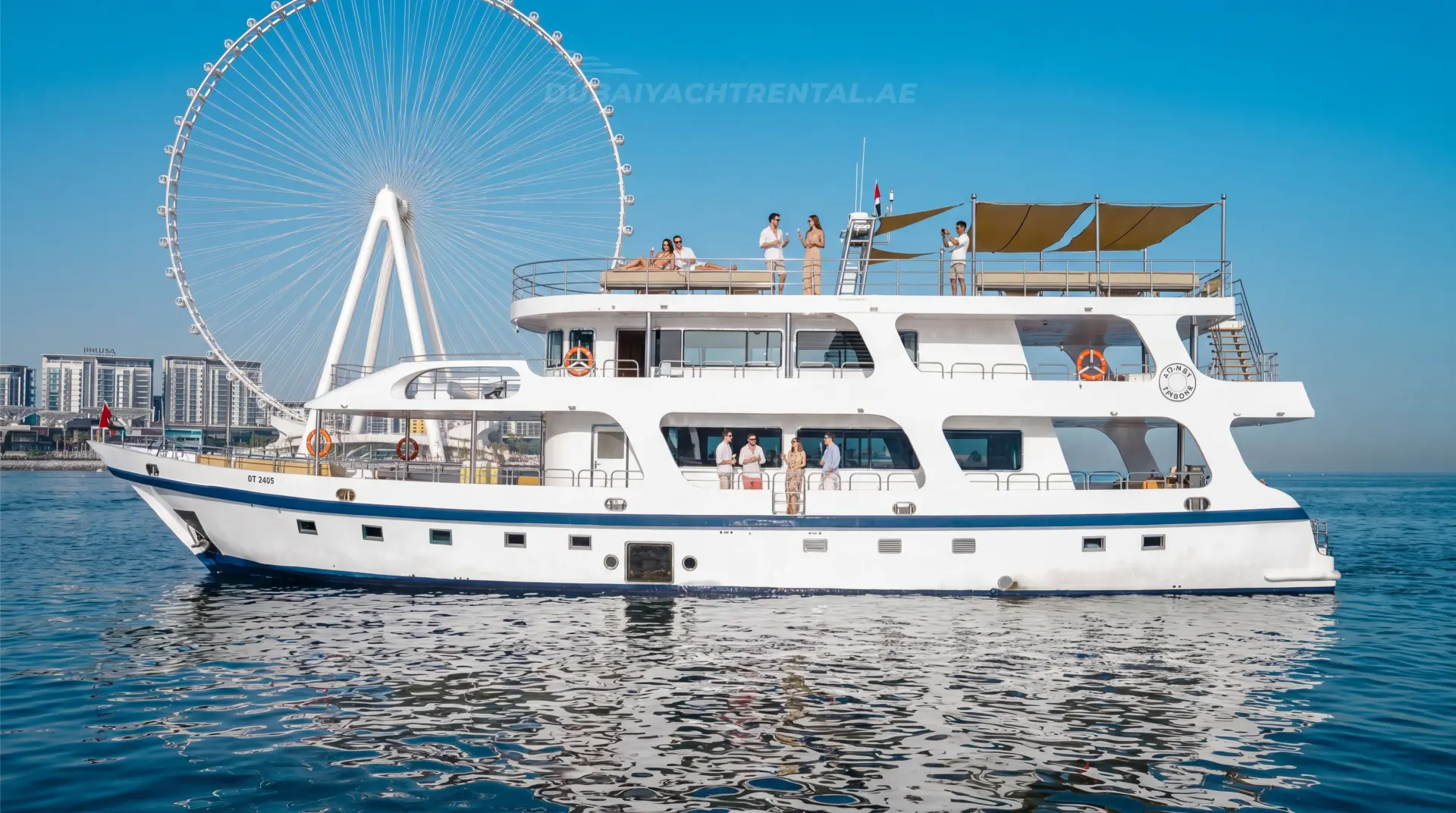 Dubai Marine 125ft Motor Yacht, built in 2020