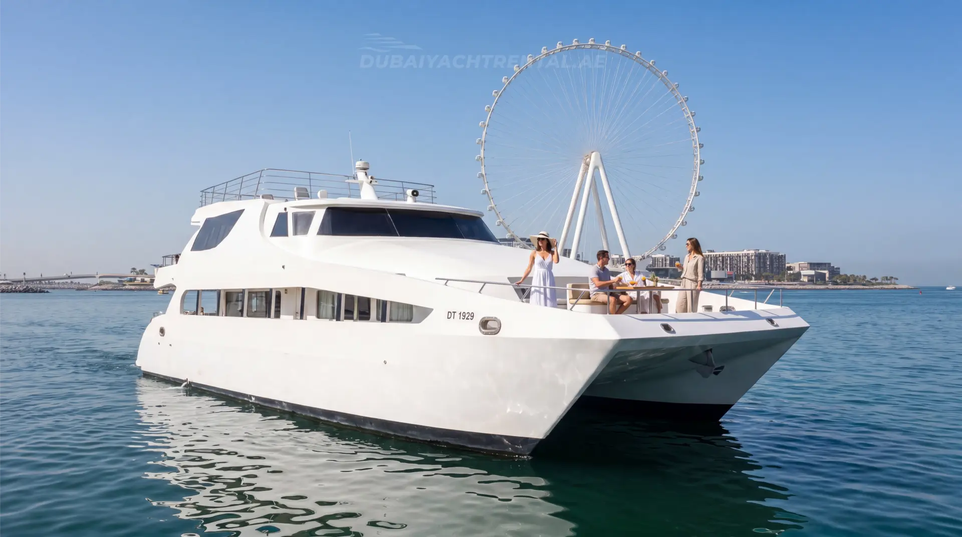 Dubai Marine 100ft Catamaran, built in 2007