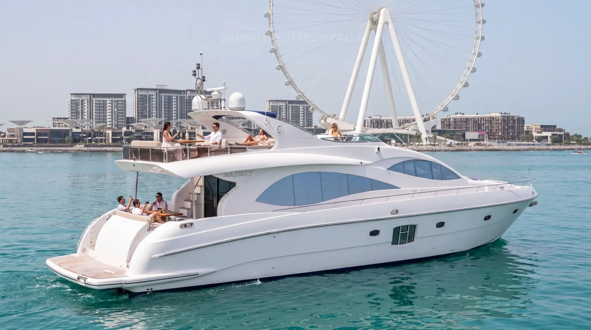 Majesty 88ft Motor Yacht, refitted in 2022