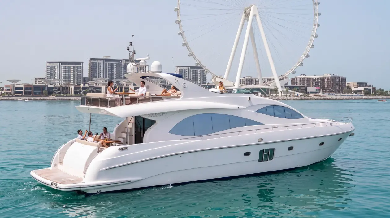 Majesty 88ft Motor Yacht, refitted in 2022