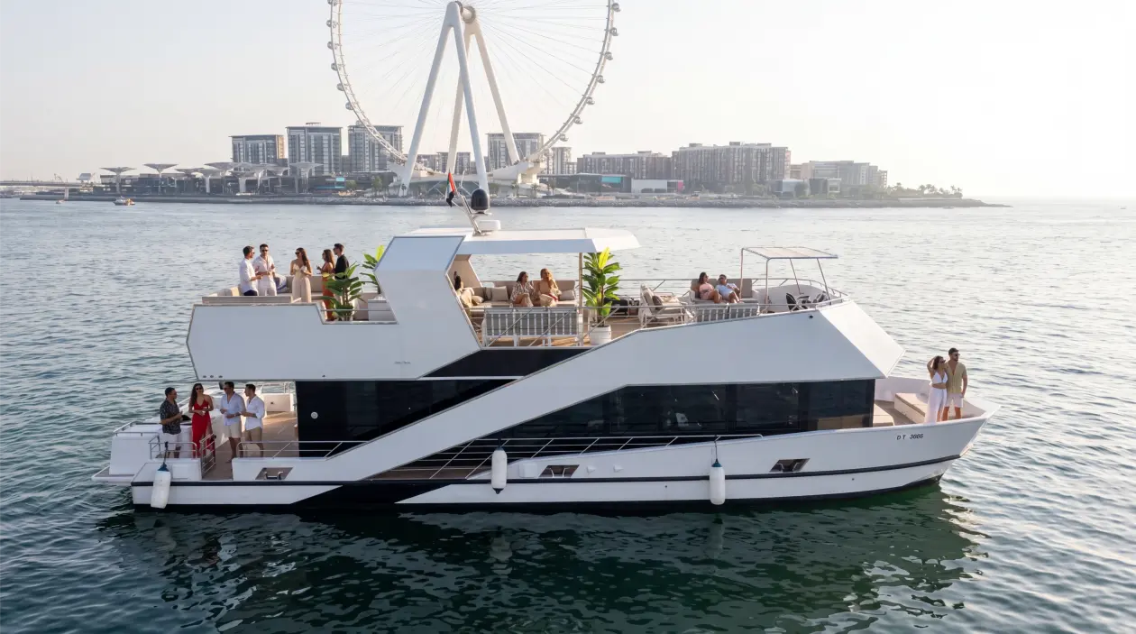 Modern 100ft Power Catamaran, built in 2022