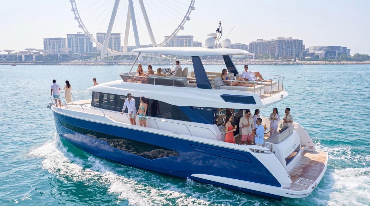 New Skywalker T-62 ft Power Catamaran, built in 2023